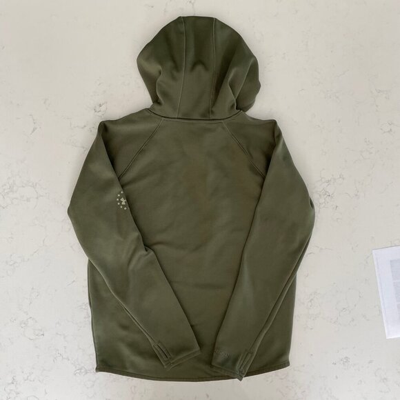 Under Armour Storm 1 Hooded Fleece Lined Sweatshirt Kangaroo Pouch Green Sz S - Picture 8 of 11
